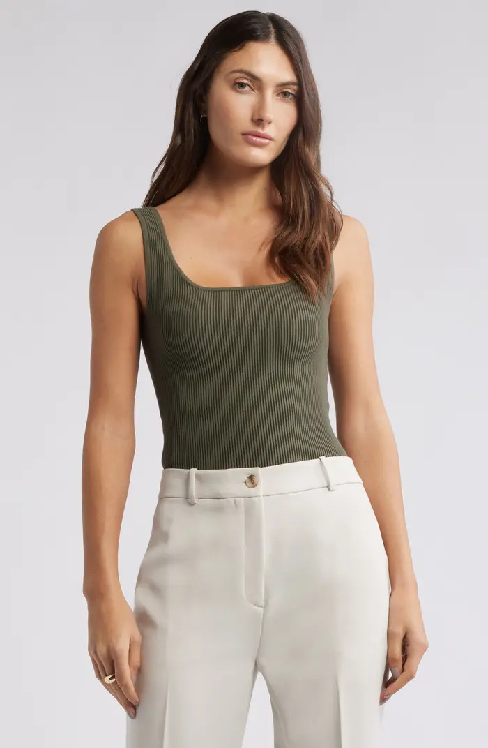 Luxe Sculpt Rib Tank | Nordstrom