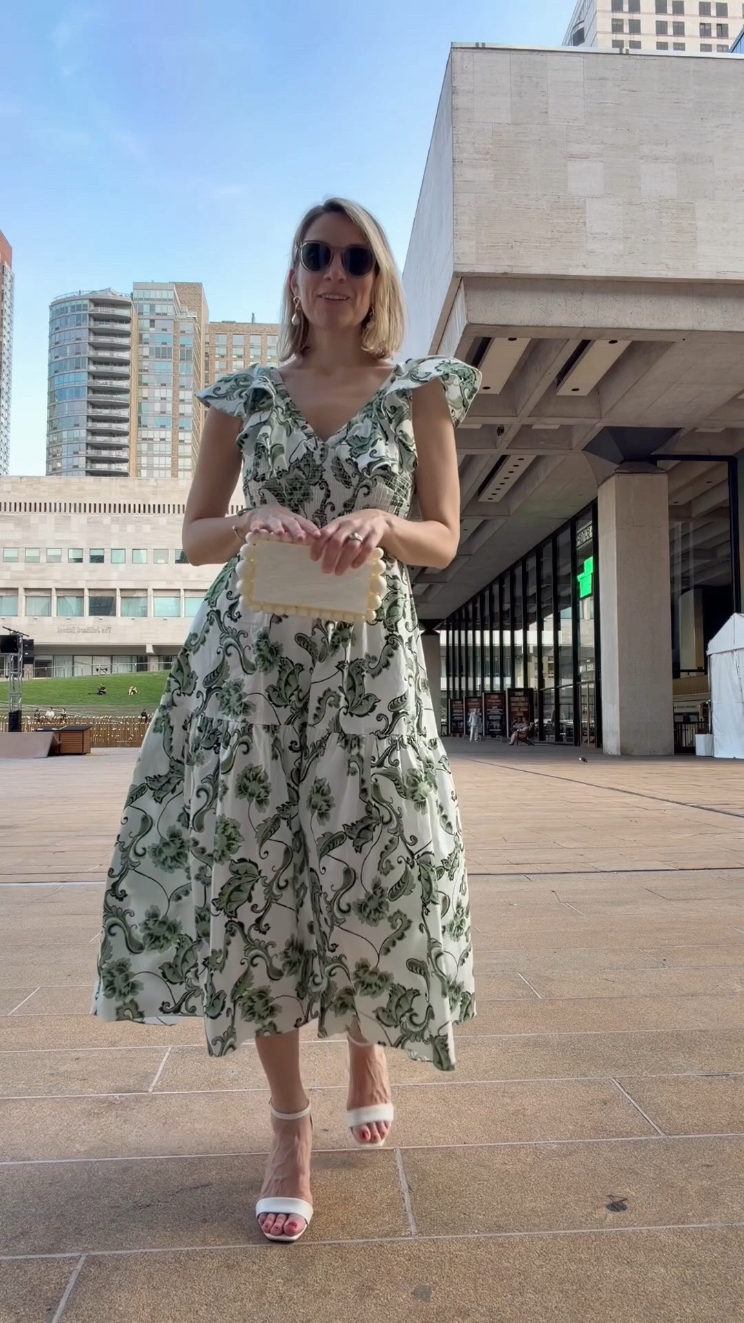 Summer dress to wear to a special occasion. Smocked dress. Floral dress. Ruffle sleeves dress.

#LTKgrwm #LTKootd #LTKWedding