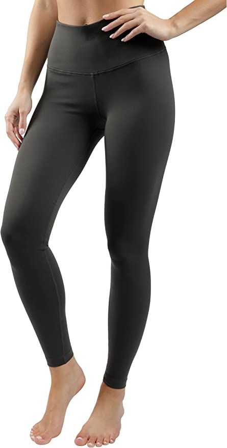 90 Degree By Reflex High Waist Power Flex Tummy Control Leggings | Amazon (US)