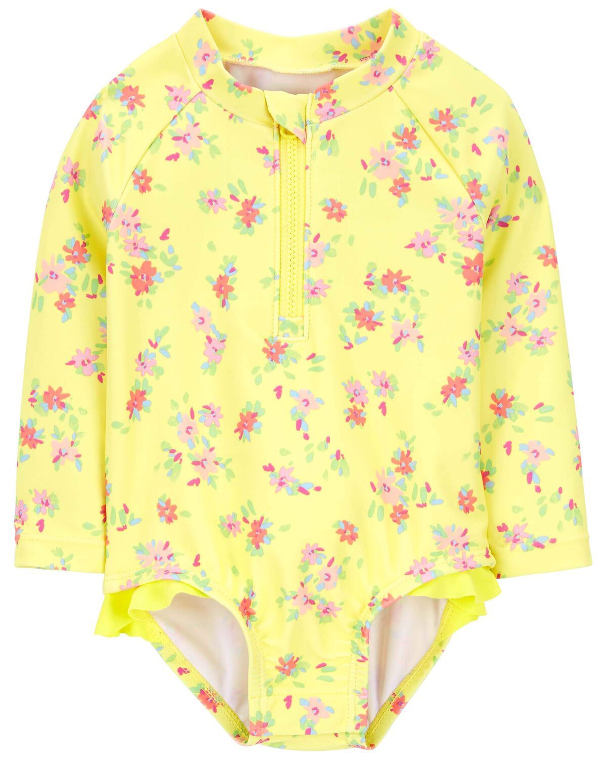 Yellow Baby 1-Piece Ruffle Swimsuit | carters.com | Carter's