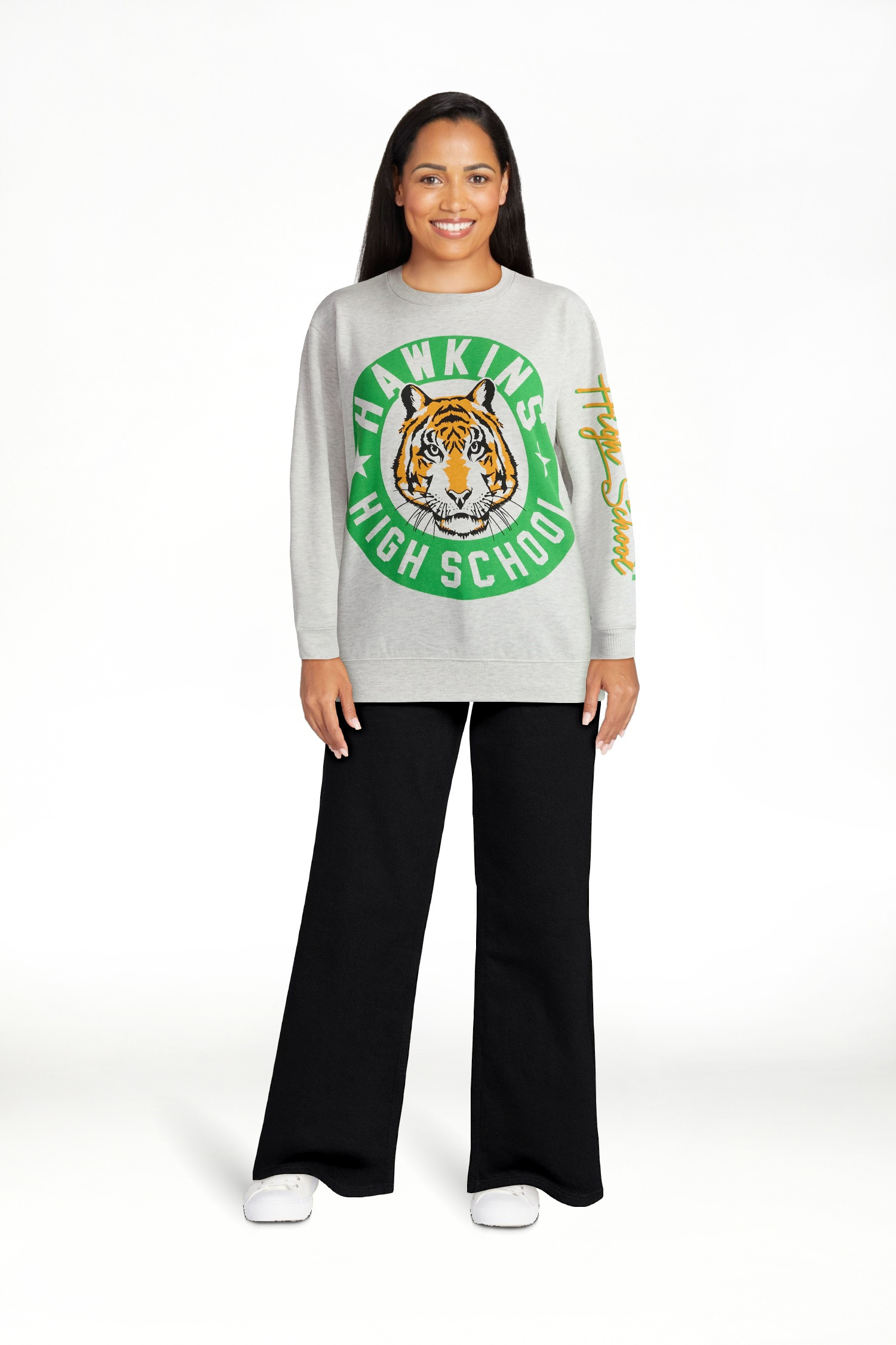 Netflix Stranger Things Graphic Sweatshirt, Women's and Women's Plus | Walmart (US)