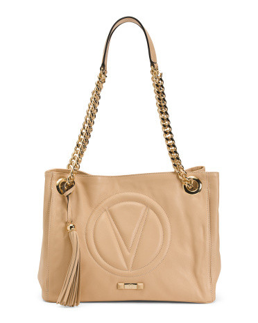 Made In Italy Leather Luisa Signature Tote | TJ Maxx