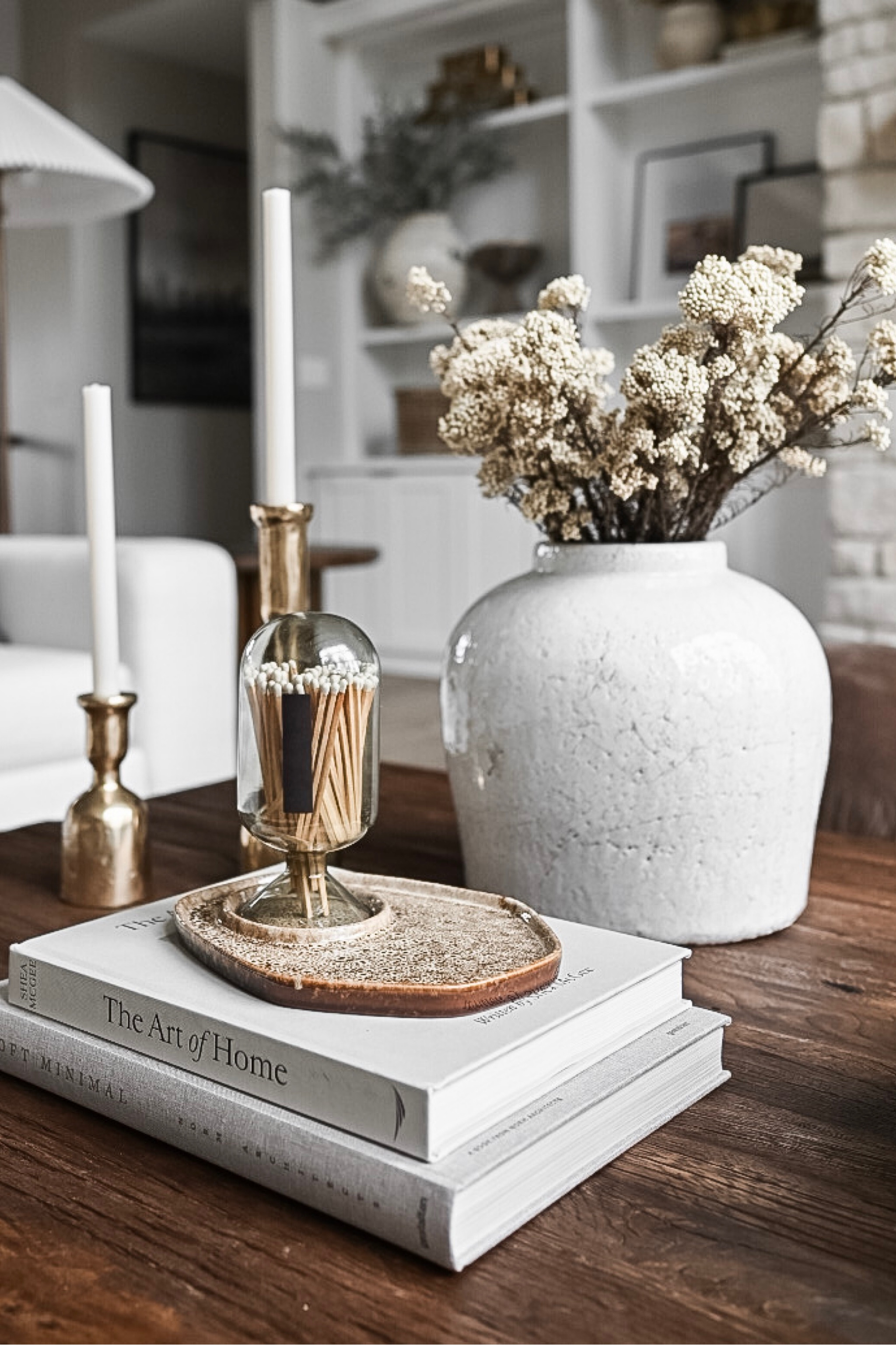 Neutral pieces and faux florals are the perfect makings of the ideal spring coffee table styling!

Home  Home decor  Spring home decor  Vase  Ceramic vase  Faux florals  Books  Candle  Match  Cloche  Tray  Stoneware  Coffee table  Living room

#LTKSeasonal #LTKstyletip #LTKhome