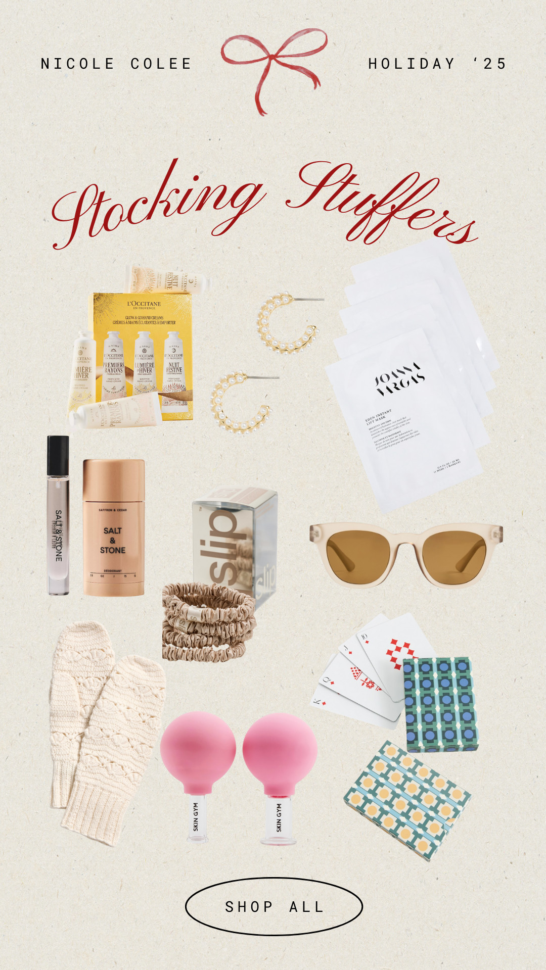 Gift Guide for the the best Stocking Stuffers!! 
Shop these favorites here!

Nicole Colee, Holiday, Friendsgiving, Lounge, beauty, gift ideas, stocking stuffers, sunnies 

 

#LTKCyberWeek #LTKGiftGuide #LTKHoliday