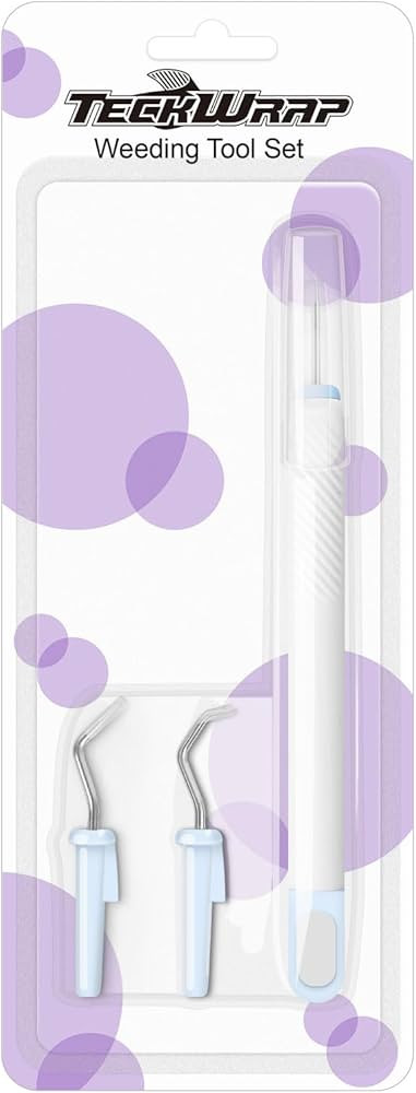 TECKWRAP Craft Vinyl Weeding Tools includes Piercing Tool and Weeder Tip and Hook Weeder Tip for ... | Amazon (US)