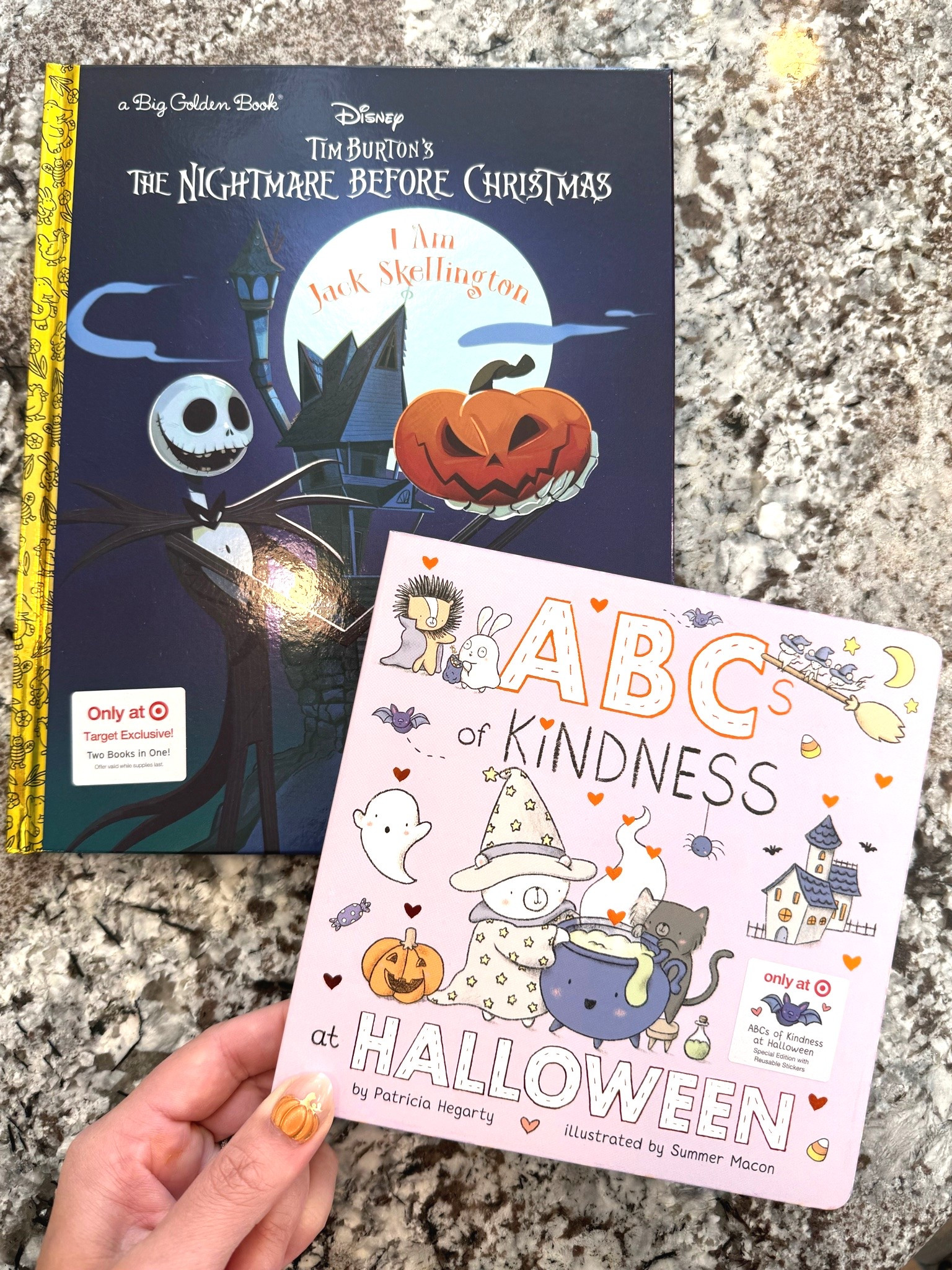 Cutest kids Halloween books! We love this ABC collection - we’ve got SO many and I never knew they had seasonal ones as well. Also, of course had to get some Disney Magic for Alex.. Nightmare Before Christmas is our favorite this time of year. This one is a 2 in 1 book.. it’s got ‘I am Jack Skellington’ and the other side is ‘I am Sally’ 

Halloween books for kids, Halloween books for toddlers, Halloween ABC book, Halloween board books, Disney Halloween books, Jack Skellington and Sally book, Nightmare Before Christmas books, Disney kids books, Halloween storybooks, spooky season activities for kids, Halloween reading, seasonal books for children, toddler Halloween activities, kids Halloween finds

#LTKKids #LTKBaby #LTKSeasonal