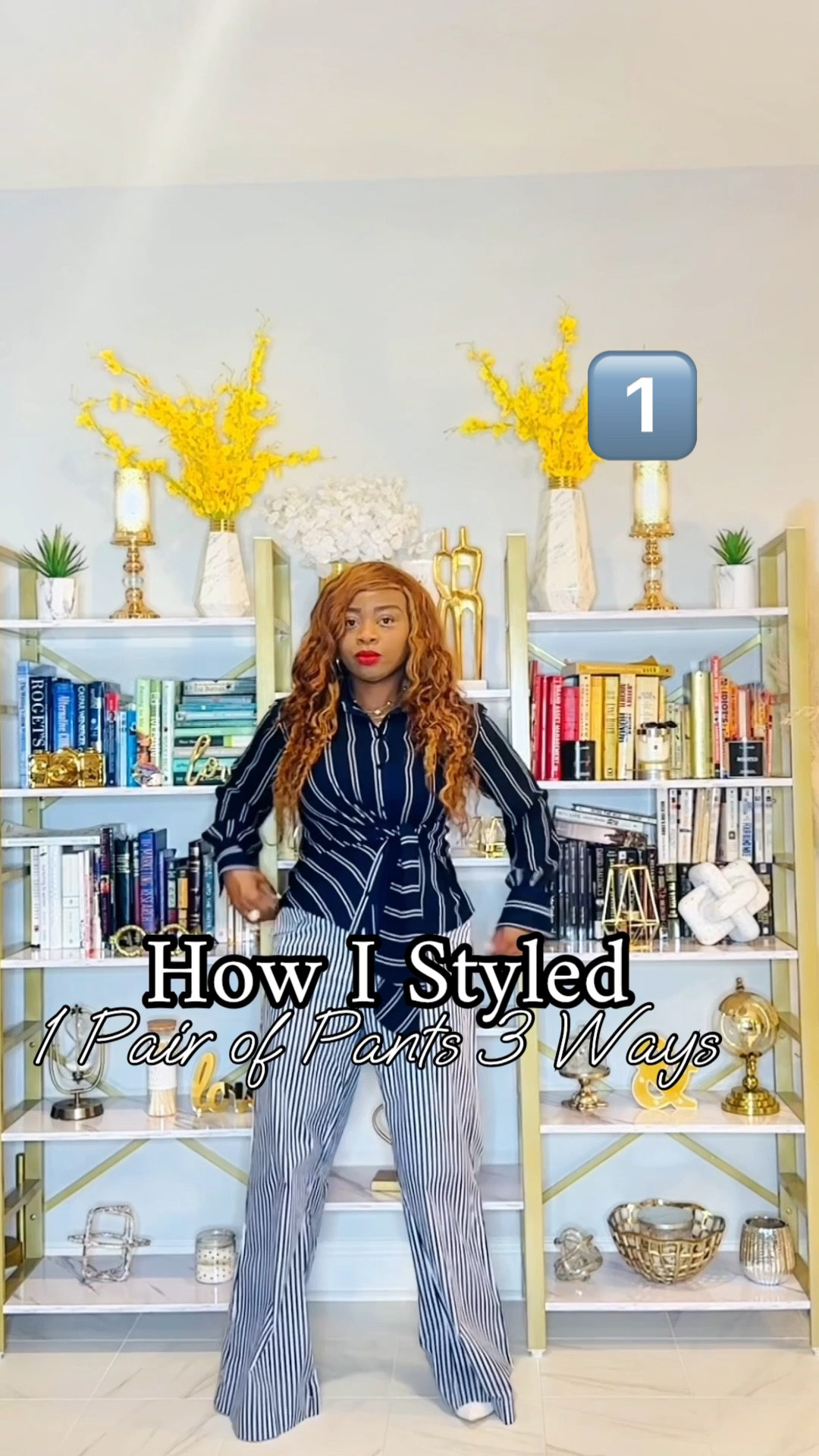 Spring Fashion is one of my fave to style! Check out how I styled 1 pair of cute striped pants 3 ways for Spring & Summer.

#LTKWatchNow #LTKMidsize #LTKSeasonal