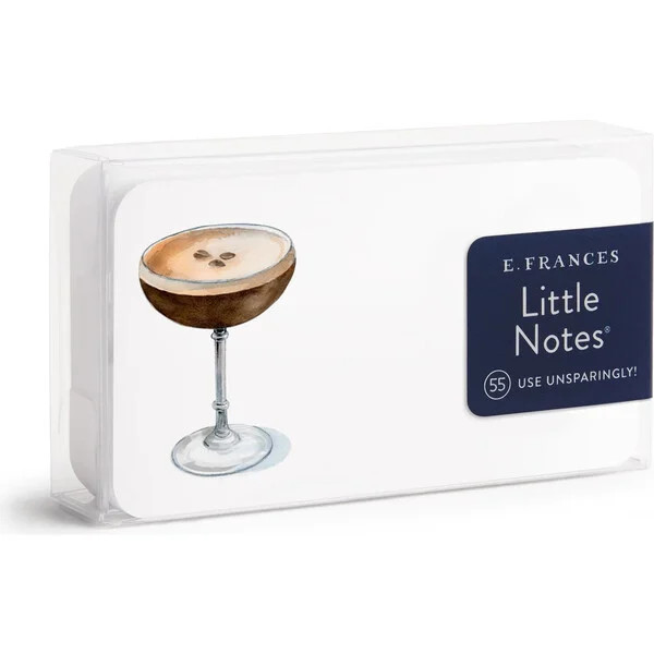 Set of 55 Little Notes®, Espresso Martini | Maisonette