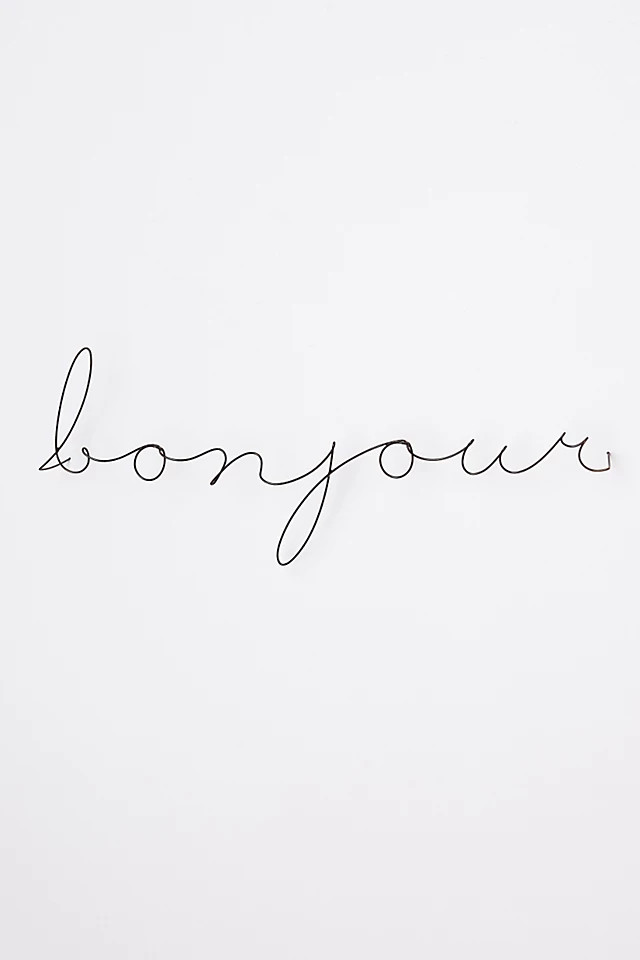 Wire Script Sculpture | Anthropologie (US)