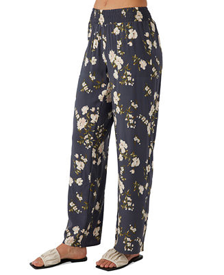 O'Neill Juniors' Jonie Kendra Floral Pull-On Pants - Macy's | Macy's