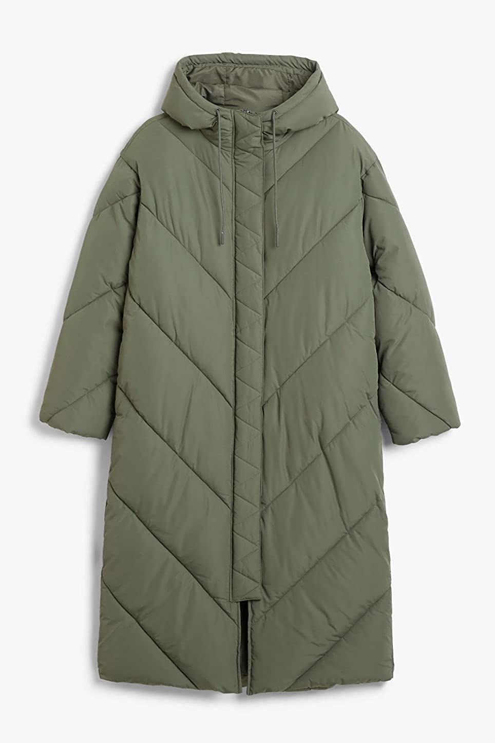 Yousify Women's Hooded Long Puffer Coat Winter Longer Thickened Down Jacket Zip Cocoon Outwear | Amazon (US)