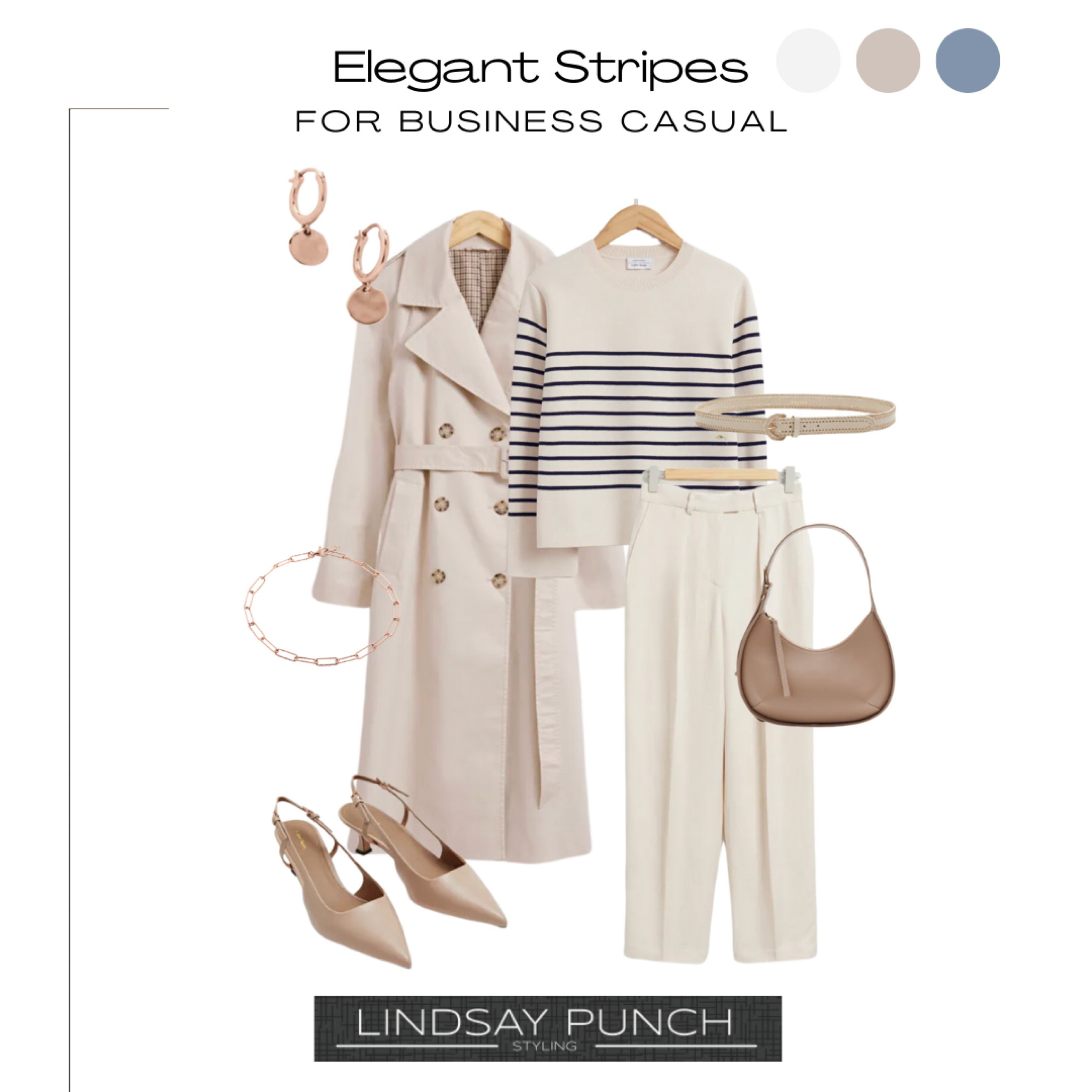 Neutral business casual outfit in stripes 



#LTKworkwear #LTKSeasonal #LTKstyletip