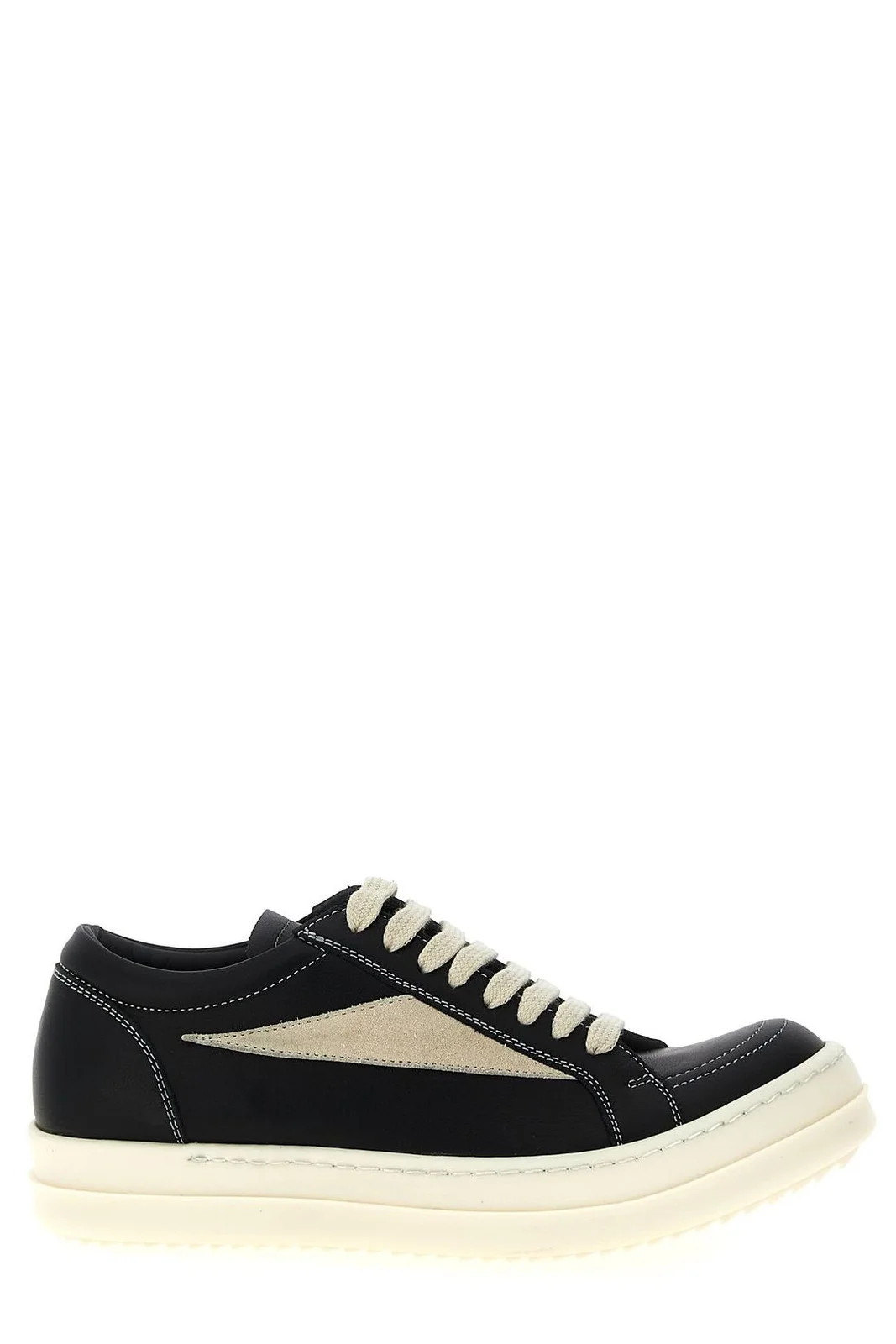 Rick Owens Round Toe Lace-Up Sneakers | Cettire Global