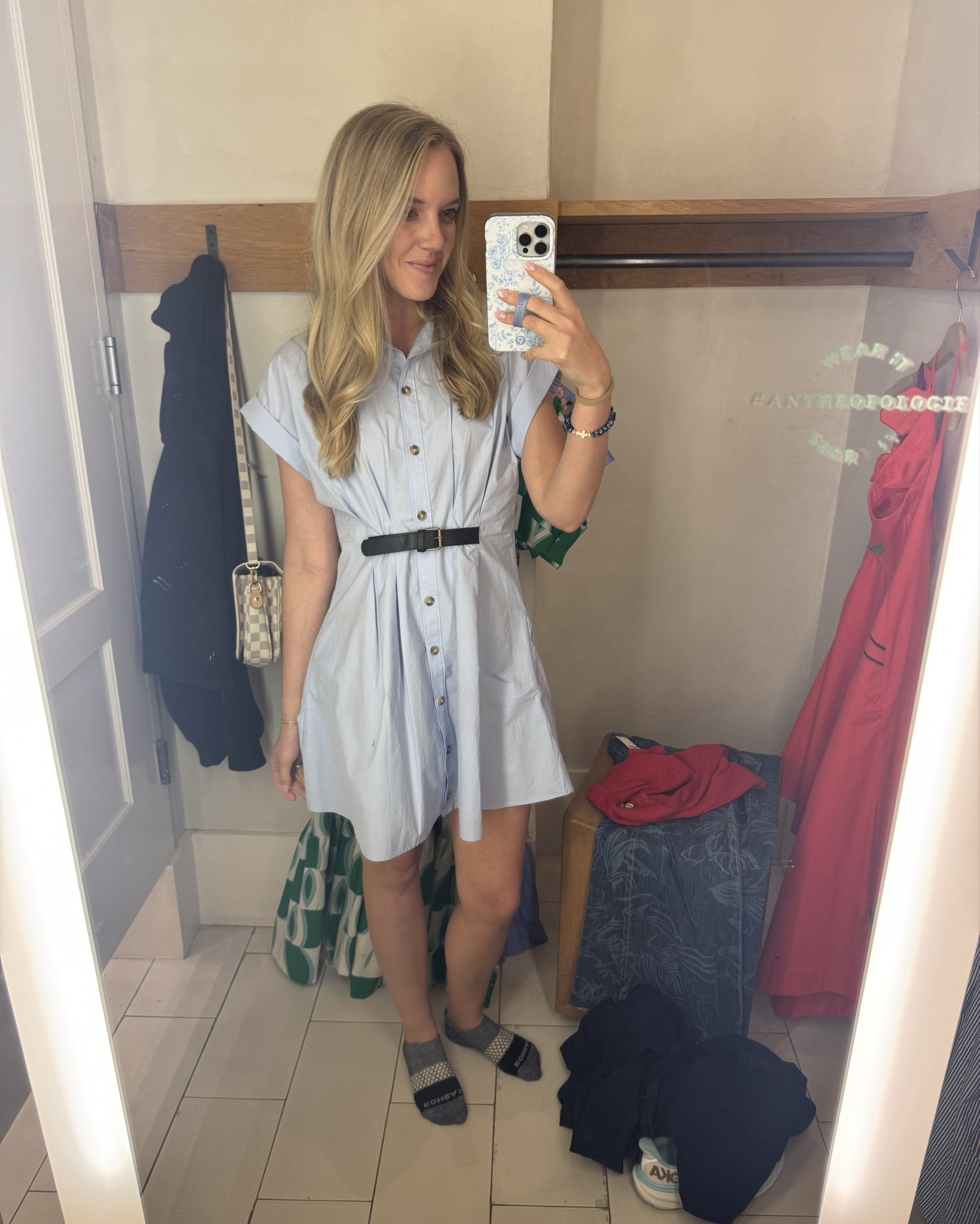 Anthropologie sale- get $50 when you spend $150 or $100 when you spend $300. 
 Love this Anthropologie short sleeve belted shirt dress. I have been loving this casual shirt dress style lately! So great for dressing up or down!

#LTKStyleTip #LTKSaleAlert #LTKWorkwear