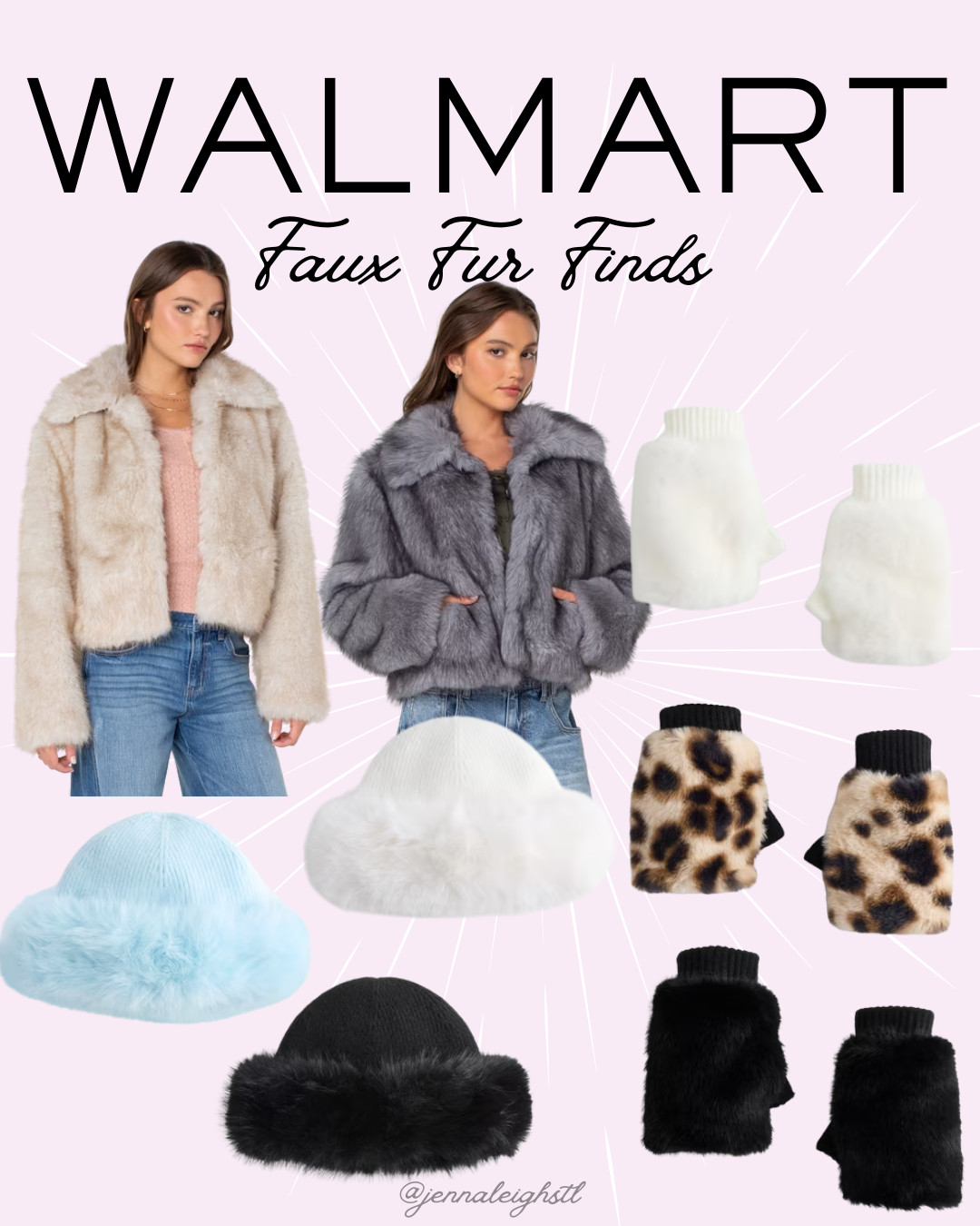 Faux fur is everywhere right now, and Walmart is right on trend! 🤎 From faux fur hats and gloves to jackets, these are such fun ways to try the trend without spending a fortune.  

 #LTKootd #LTKSeasonal