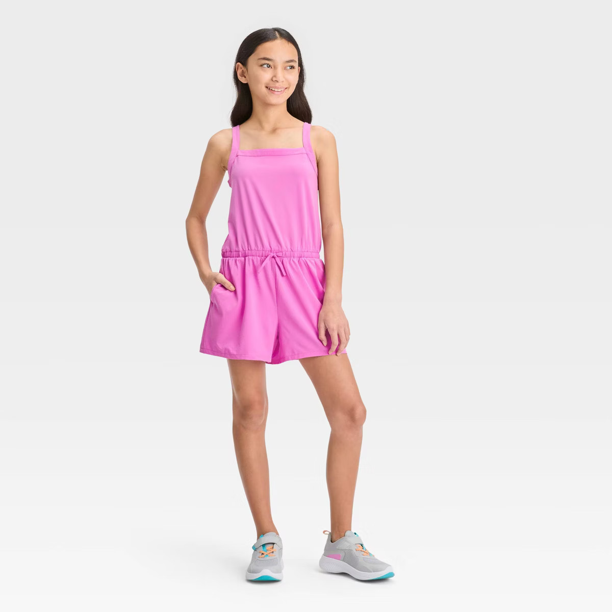 Girls' Woven Romper - All in Motion™ | Target