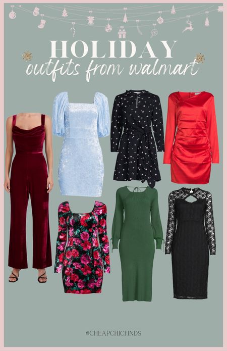 Holiday fashion finds from Walmart! #walmartpartner @walmartfashion #walmartfashion 

#LTKSeasonal #LTKHoliday #LTKunder50