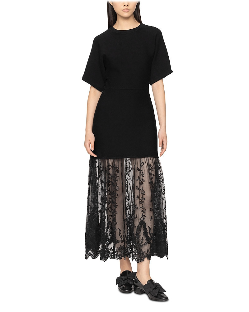 Sea Diane Knit Lace Dress | Bloomingdale's (US)
