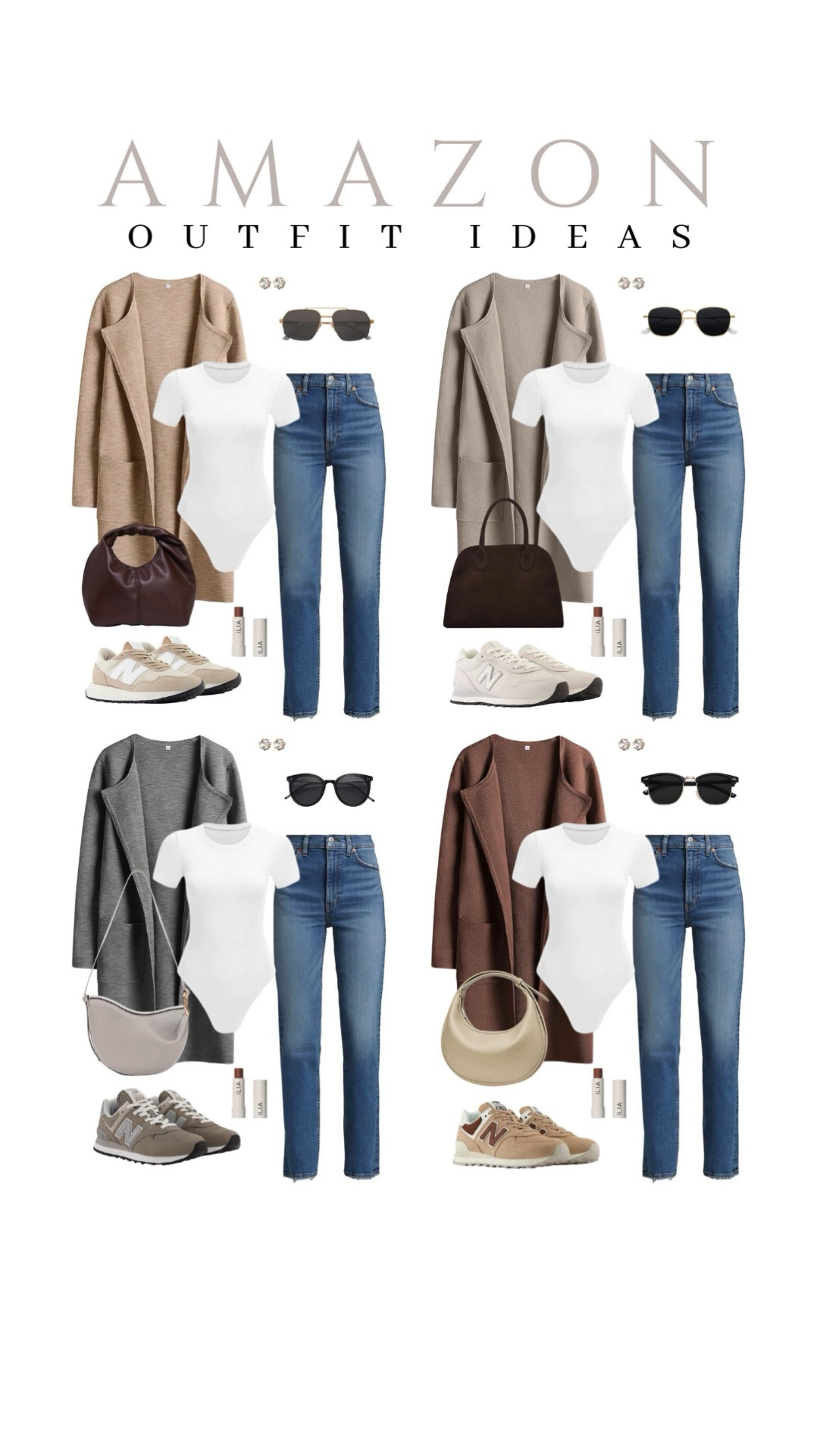 A cardigan, white tee, and jeans create a timeless look that will always be in style!
classic outfit, jeans style, casual chic, wardrobe staples, fashion trend, ootd, fall outfit, amazon fashion, affordable finds

#LTKSeasonal #LTKU #LTKStyleTip