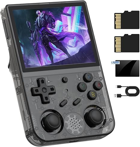 RG353VS Retro Linux System Video Handheld Game Console 3.5" IPS Screen RK3566 64bit Game Player 6... | Amazon (US)