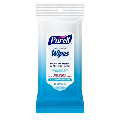 Purell Hand Sanitizer Wipes - Trial Size - 20ct | Target