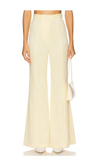 Brice Pants in Pastel Yellow | Revolve Clothing (Global)