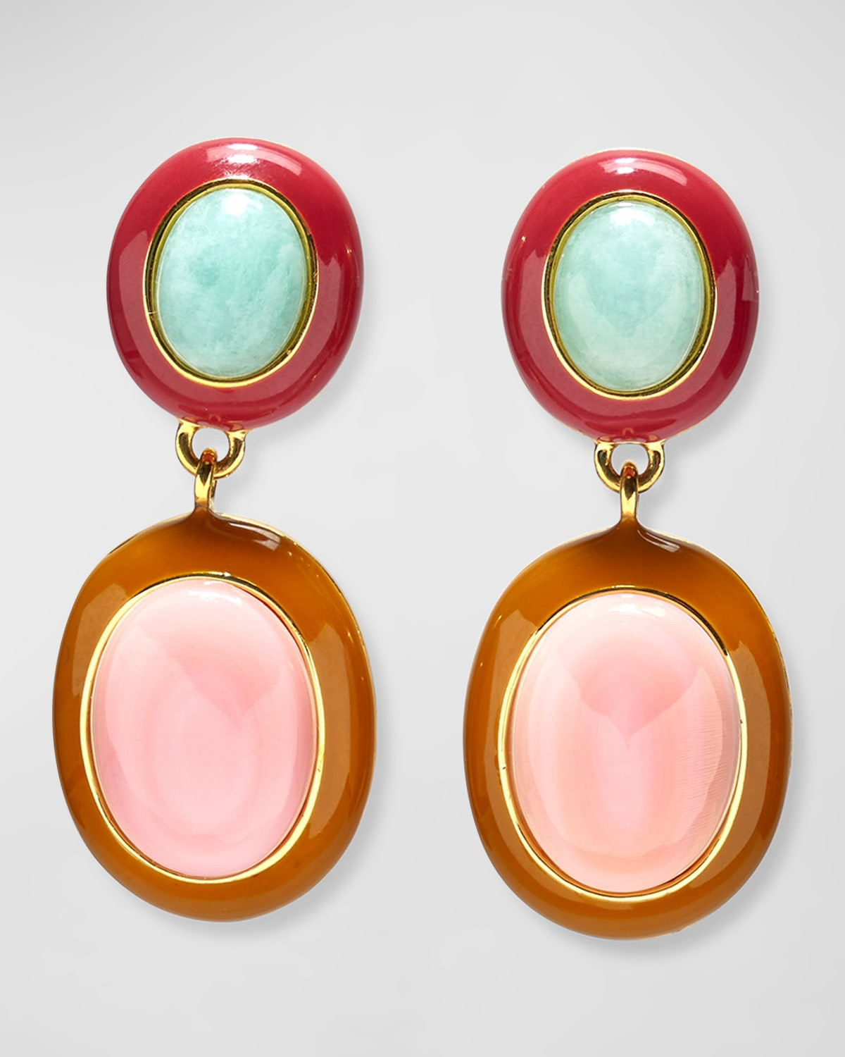 PAPAYA EARRINGS IN PINK CONCH | Neiman Marcus