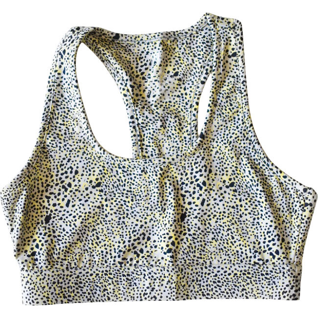 Adult Sports Bra, Neon Animal | Maisonette