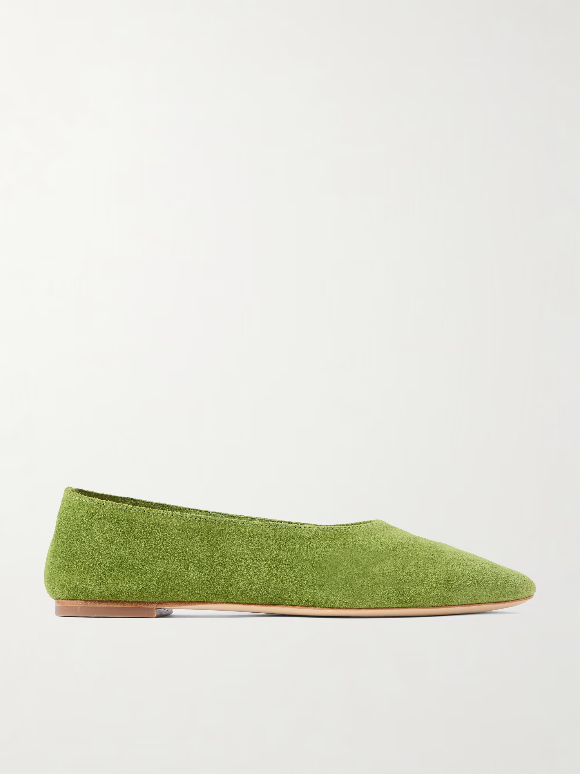 Alba suede ballet flats | NET-A-PORTER (US)