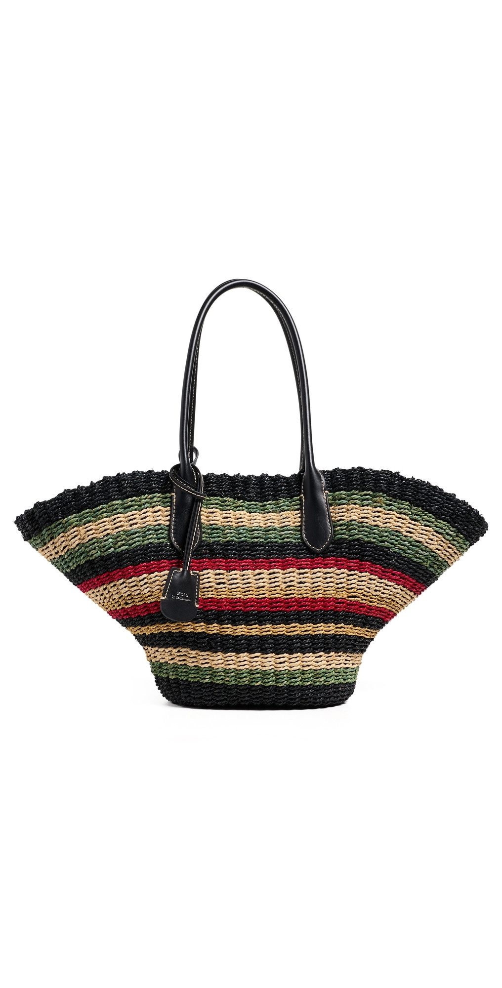 Polo Ralph Lauren Bellport Stripe Raffia Basket Tote Bag Multi Stripe One Size | Shopbop