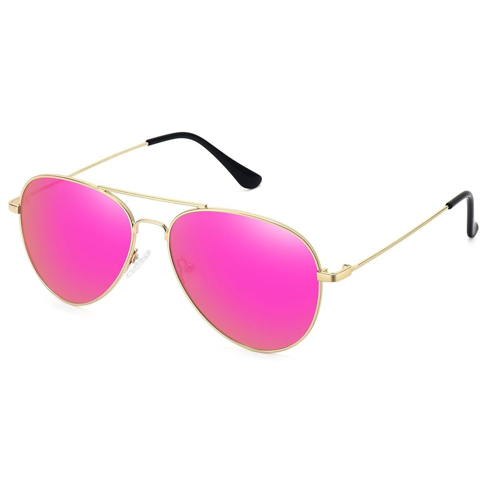 WOWSUN Classic Polarized Aviator Sunglasses for Women Men | Amazon (US)