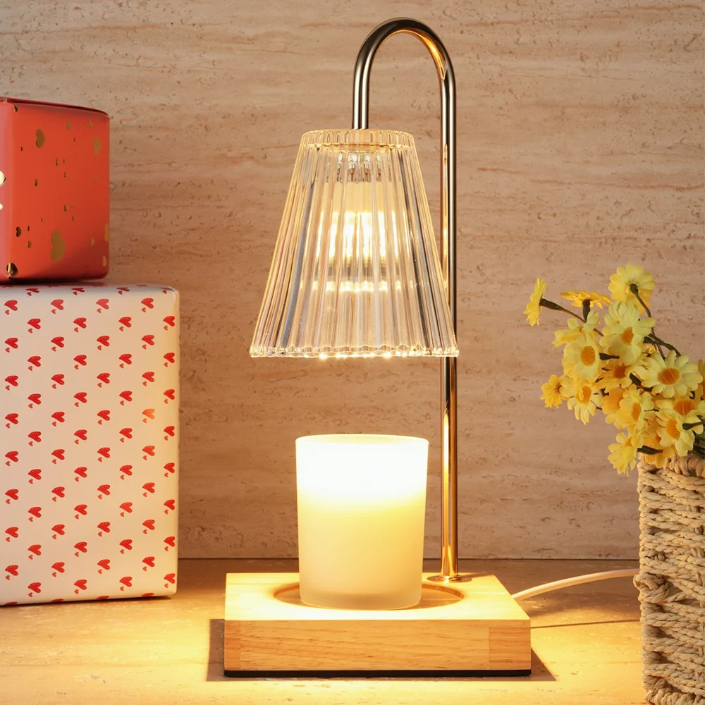 Hyindoor Candle Warmer Lamp with Timer Wax Melt Warmer for Scented Wax with 2 GU10 Bulbs | Walmart (US)