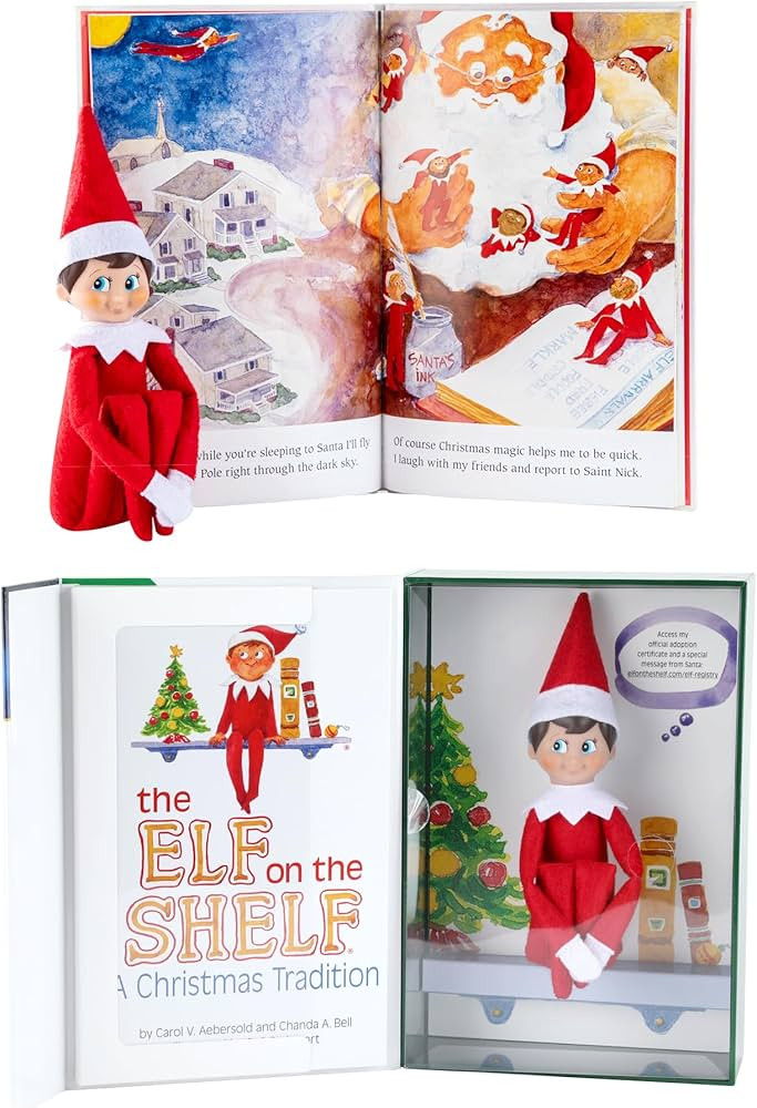 The Elf on the Shelf: A Christmas Tradition - Boy Scout Elf with Blue Eyes - Includes Artfully Il... | Amazon (US)