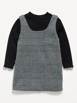 Sleeveless Dress & Mock-Neck T-Shirt Set for Baby | Old Navy (US)