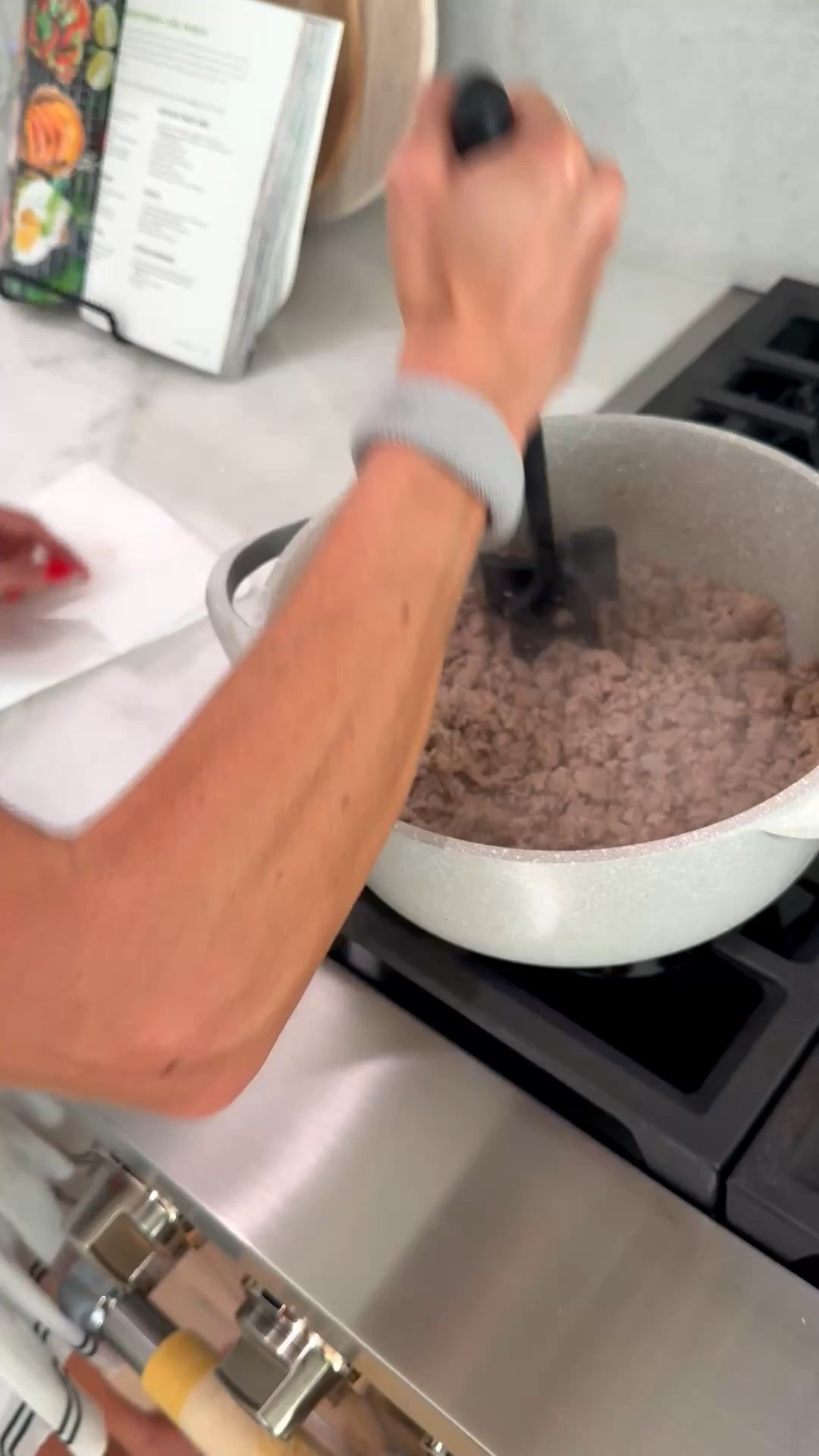 Meat chopper we use for ground beef and chicken works so well
To chop it up

#LTKHome #LTKfoodie
