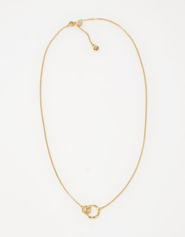 Aerie Linked Circle Necklace | American Eagle Outfitters (US & CA)
