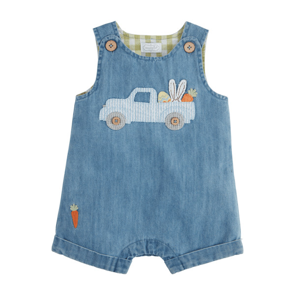 Denim Easter Jon Jon | Mud Pie
