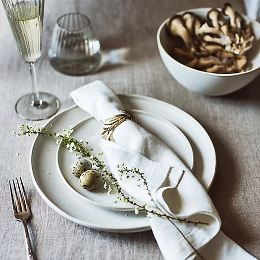 White Stoneware Dinner Plate | Terrain