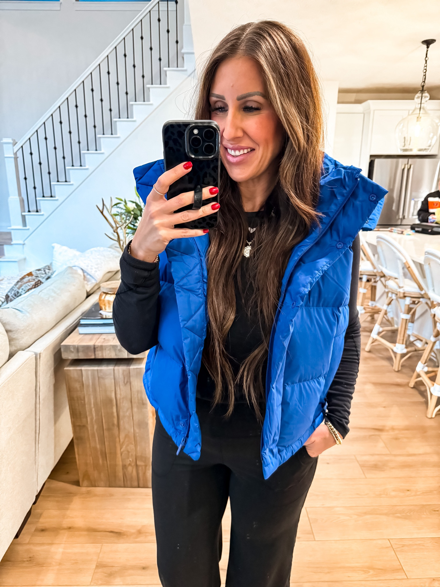 Size 8 lululemon vest size 10 long sleeve 

#LTKover40 #LTKmidsize