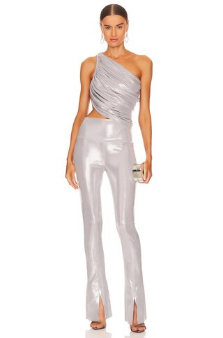 Norma Kamali Diana Bra in Silver from Revolve.com | Revolve Clothing (Global)