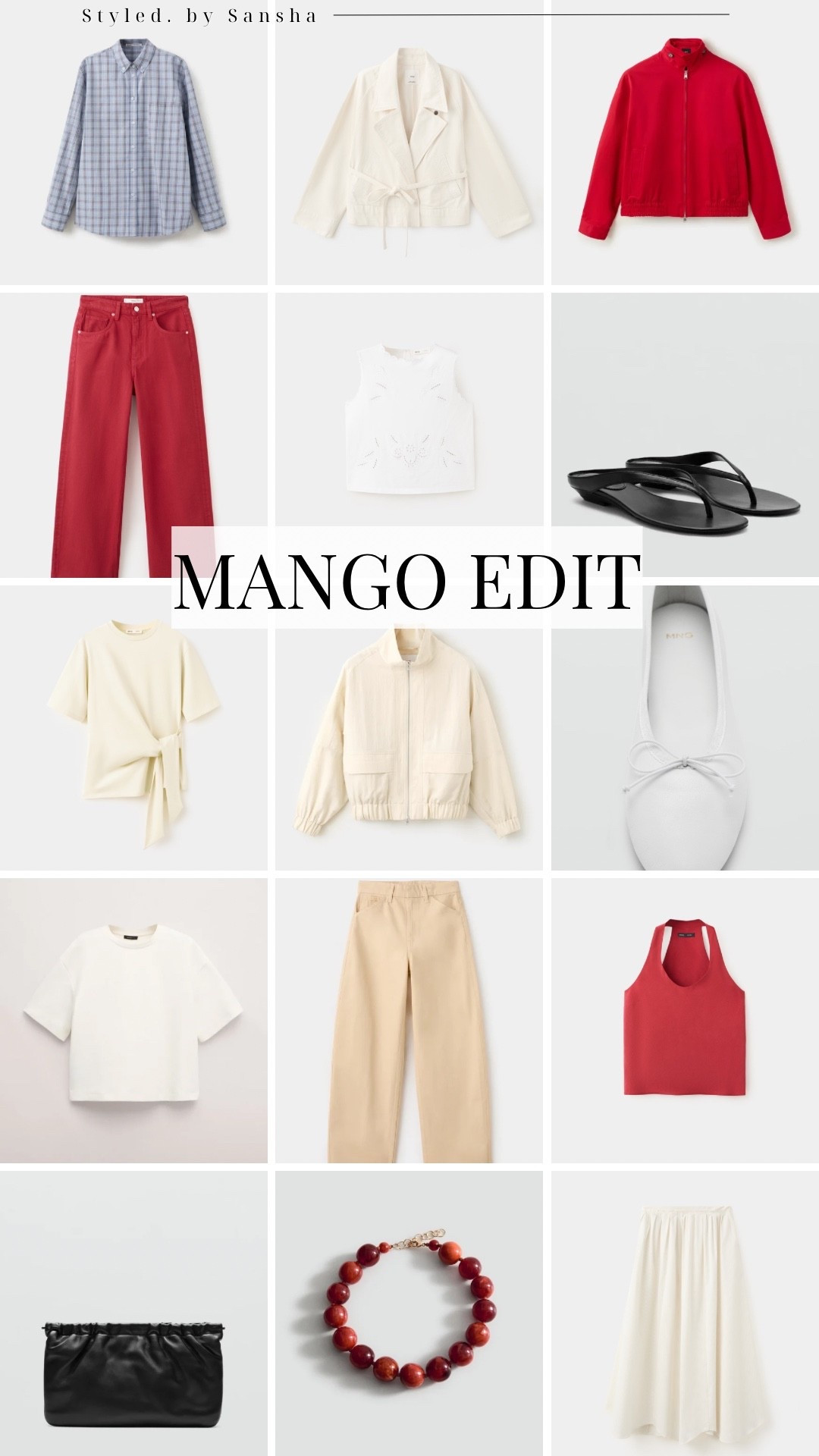 New in Mango - l want everything! If you add one thing to your Spring wardrobe, make it red!

#LTKsummer #LTKcanada