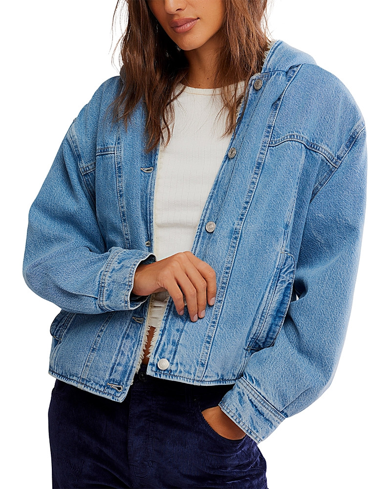 Free People Asher Cozy Denim Jacket | Bloomingdale's (US)