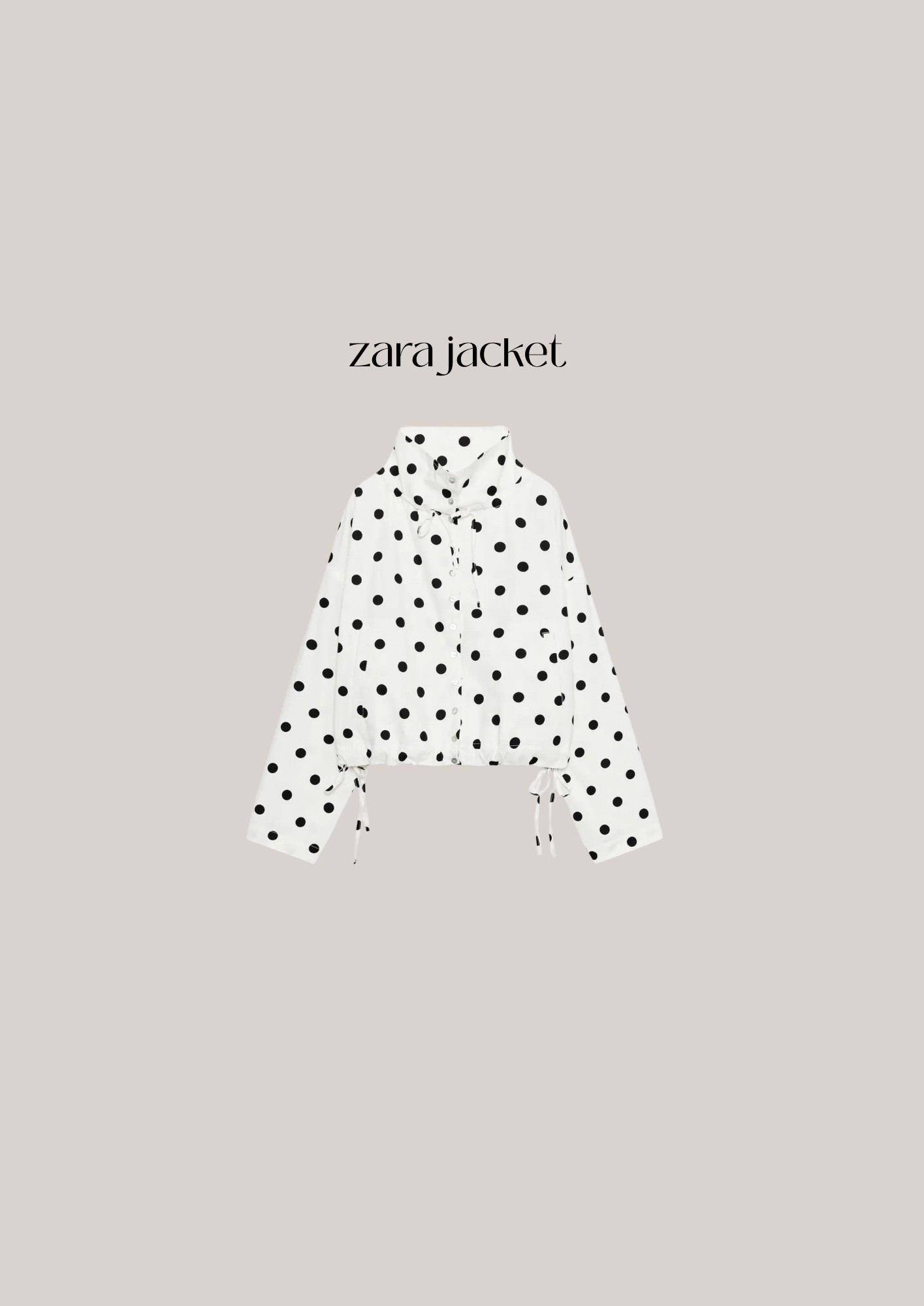 Zara Polka Dot Jacket 

#LTKspring #LTKsummer #LTKuk