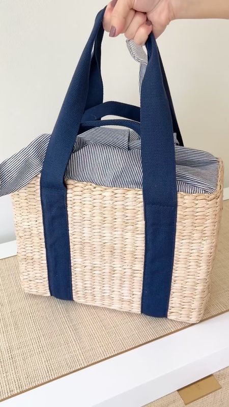 This basket which can be used for picnics or a beach/pool bag is the cutest!! And I love the colors and pattern of the quilt I tucked inside!

#LTKVideo #LTKsalealert #LTKGiftGuide