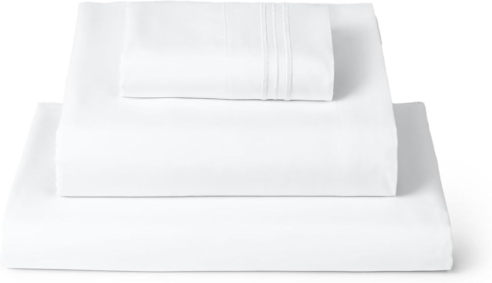 Mellanni Twin Sheets Set - 3 PC Iconic Collection Bedding Sheets & Pillowcases - Hotel Luxury, Ex... | Amazon (US)