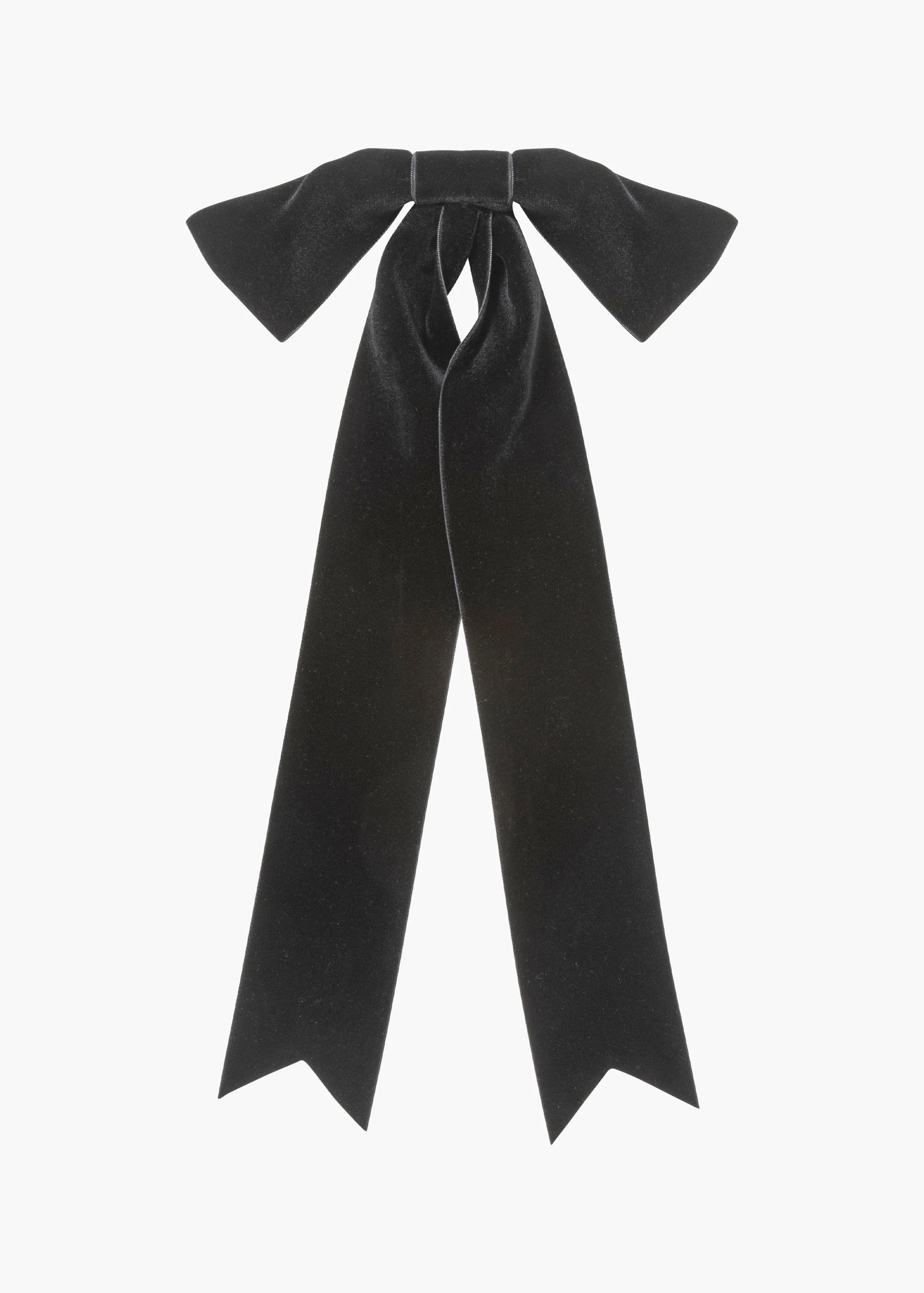 Jacqueline Velvet Bow Barrette | Jennifer Behr 