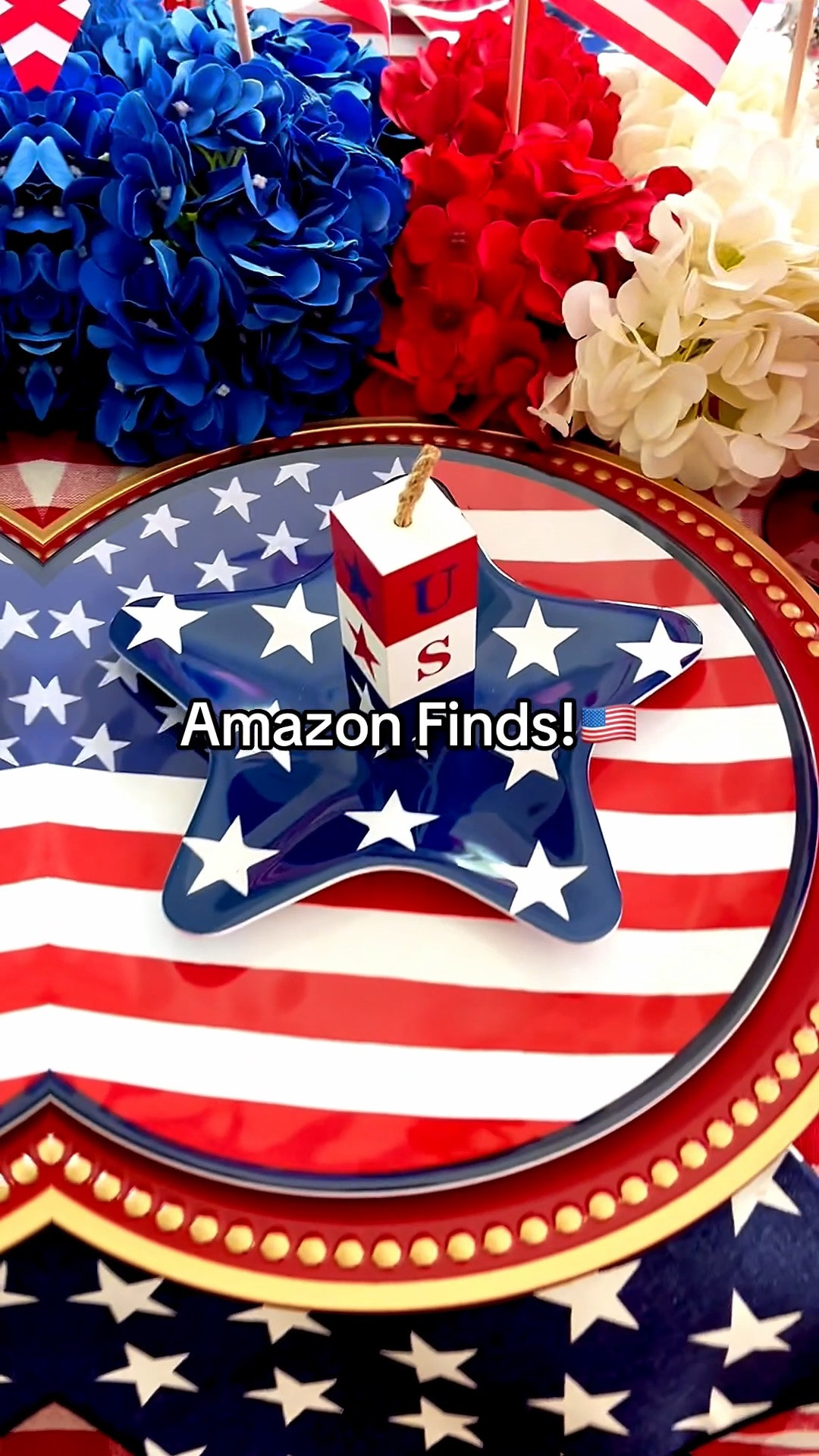 Affordable amazing patriotic finds from Amazon!  🇺🇸 So perfect and classic for Memorial Day and Fourth of July entertaining! ⭐️

#LTKSeasonal #LTKHome #LTKSaleAlert