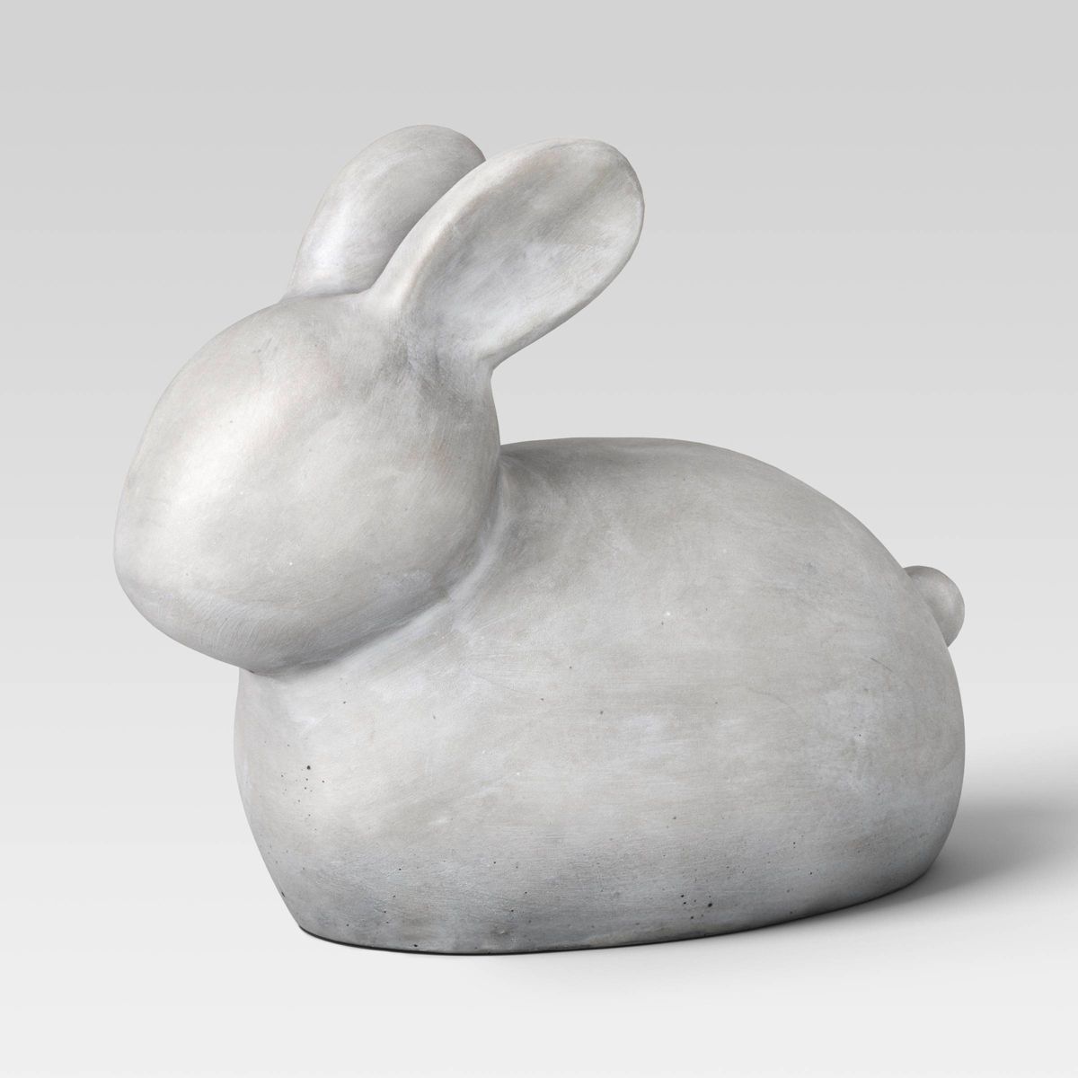 Medium Cement Garden Rabbit Outdoor Figurine Gray - Threshold™ | Target