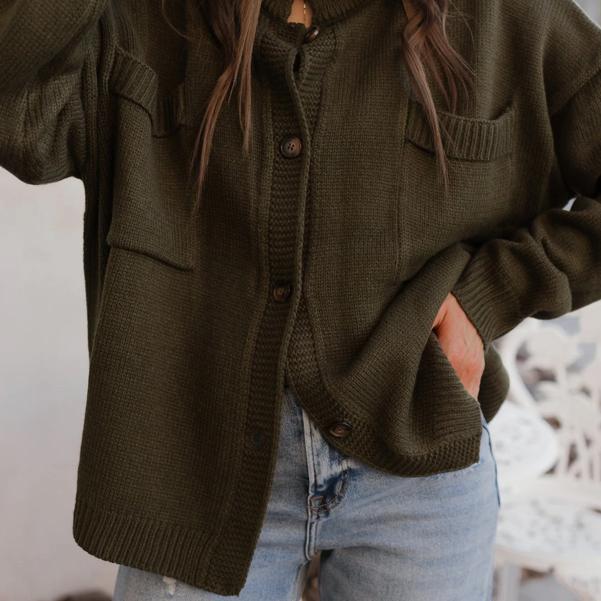 Softbound Button Pocket Cardigan Sweater | Krush Kandy