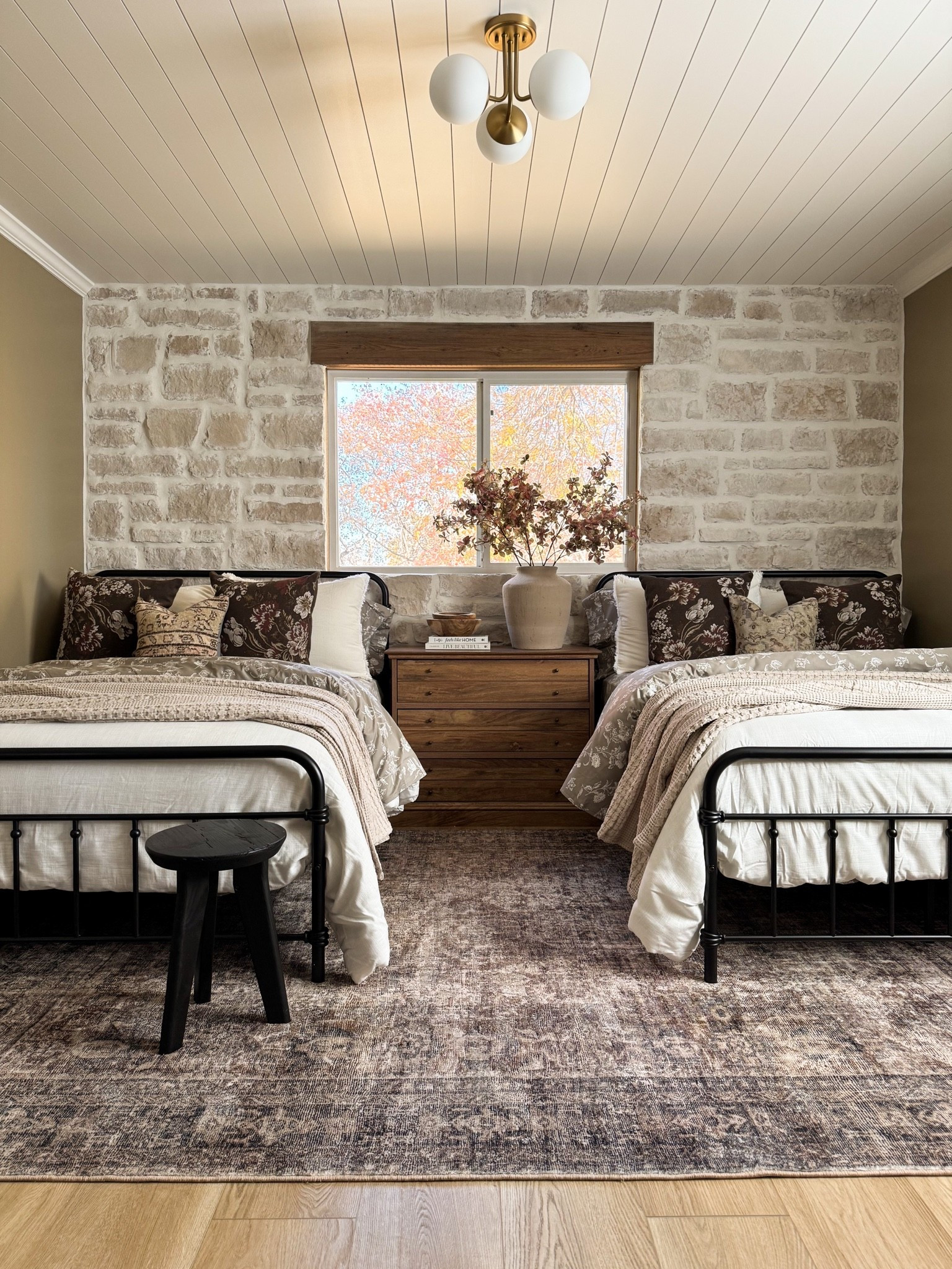 Cozy bedroom✨We’ve had these beds for a long time and still love them so much!! They are an amazing price point, you can’t go wrong!

Also love this cloudpile Loloi rug and it’s on sale!
#wayfairfind #loloirug #wayfair